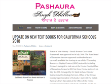 Tablet Screenshot of pashaurasinghdhillon.com